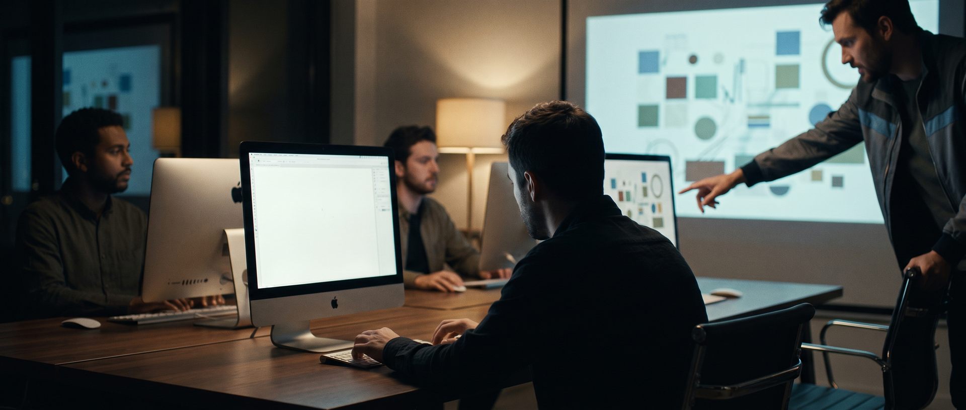 Design team collaborating