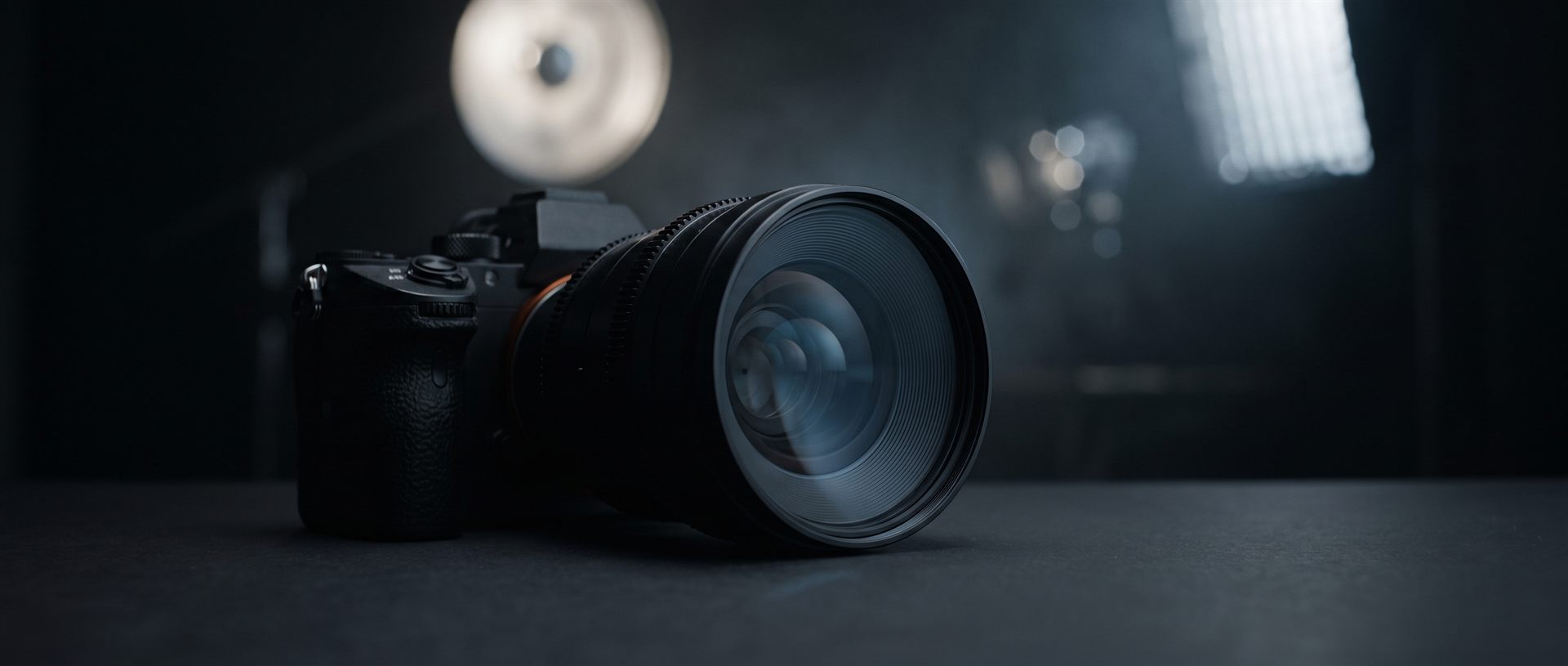 Camera and studio lighting